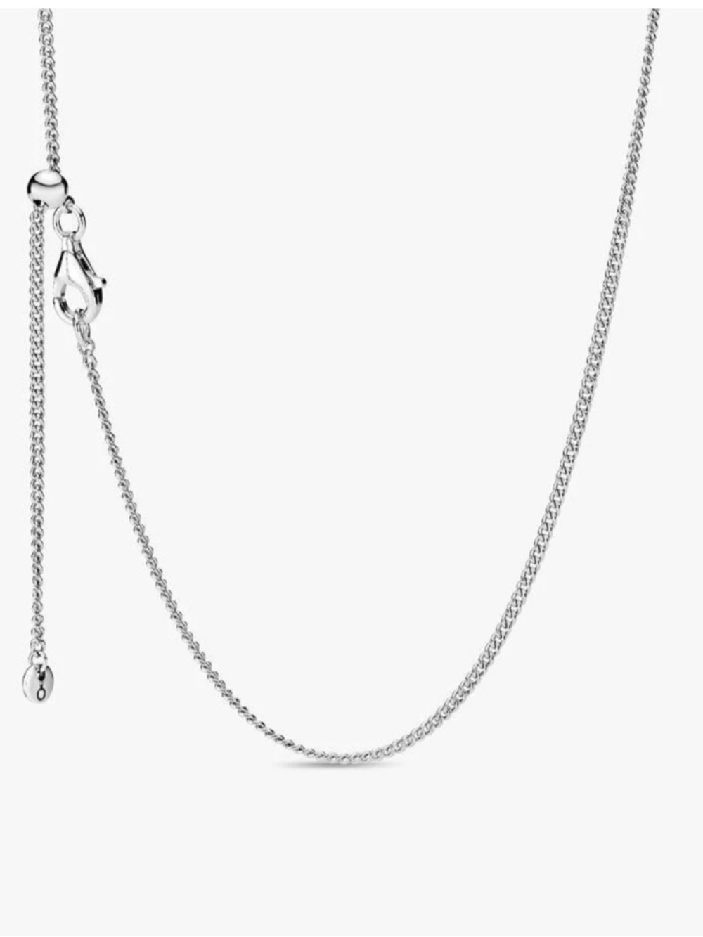 Pandora Sterling Silver Curb Chain Necklace